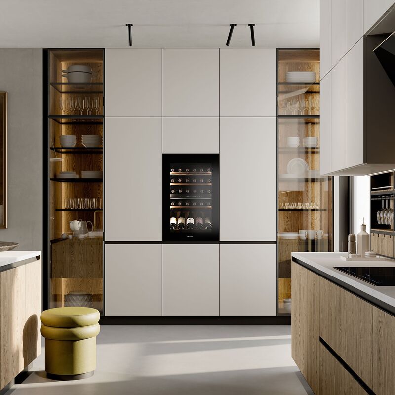 CVI414NX integroitava viinikaappi, musta