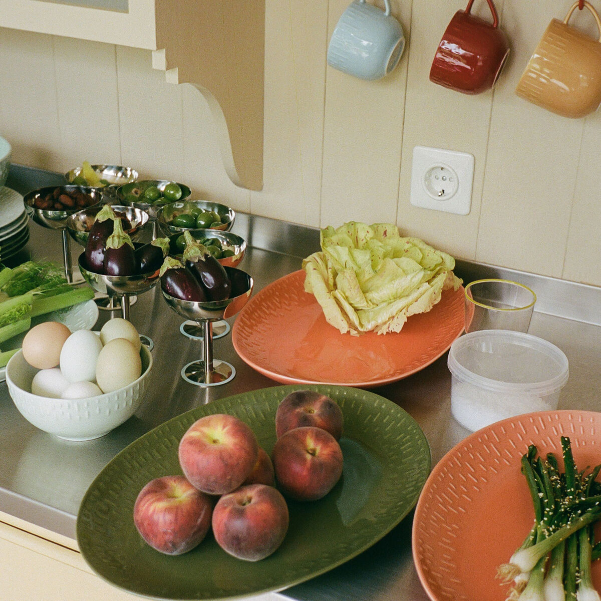 Confetti fad 36 × 25,5 cm, apricot