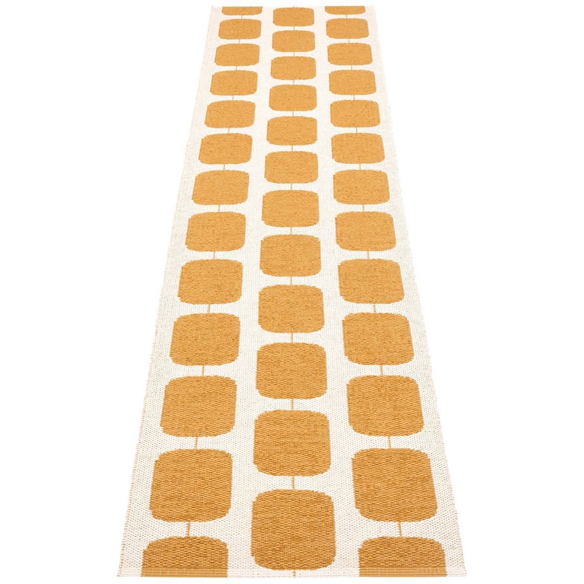 Gulvteppe Sten, 70 x 300 cm., ochre/vanilla