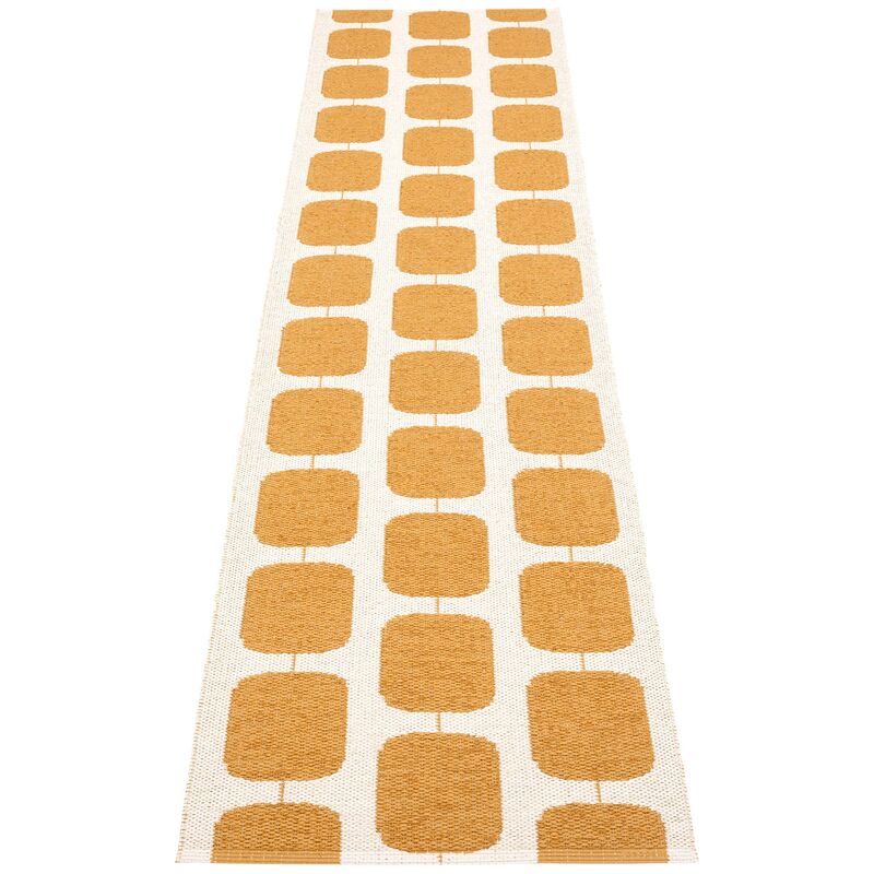 Matta Sten, 70 x 300 cm, ochre/vanilla