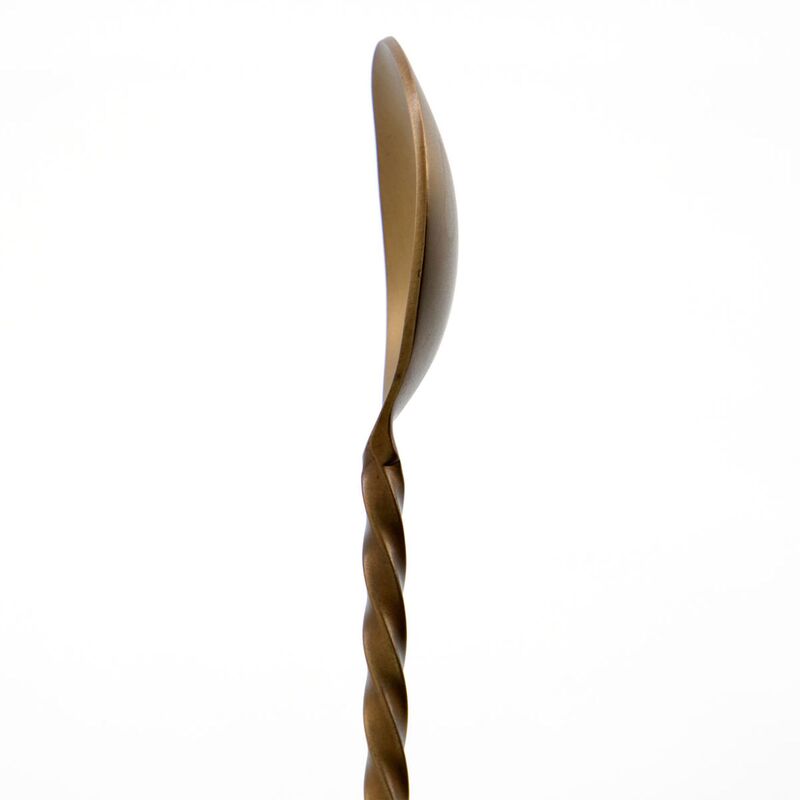 Baar cocktailsæt, antik messing