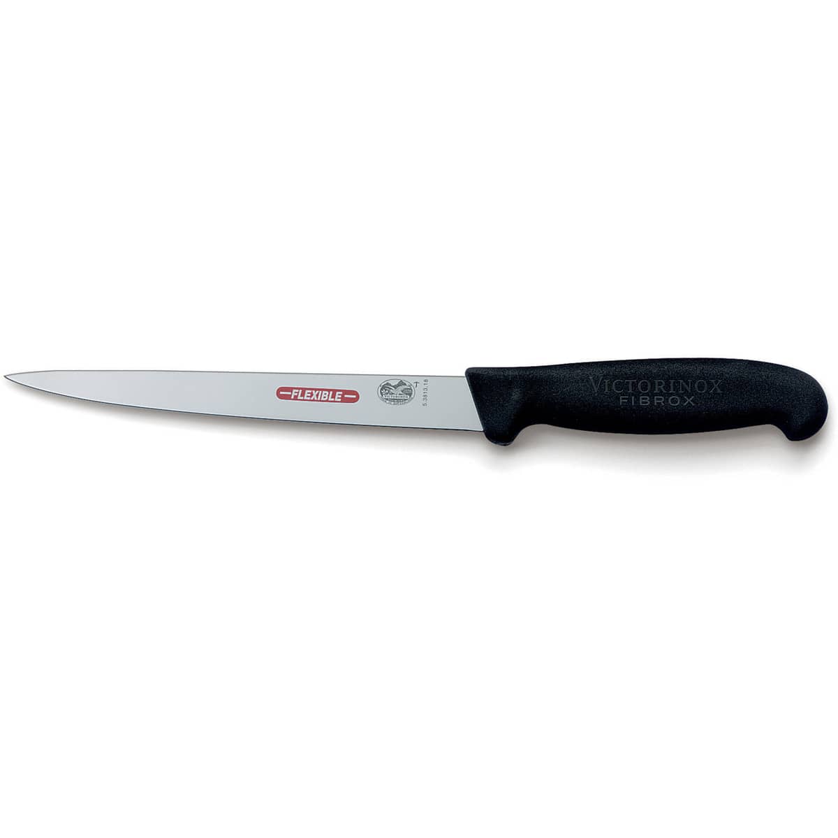 Ekstra fleksibel filetkniv med fibrox-skæfte, 18cm.