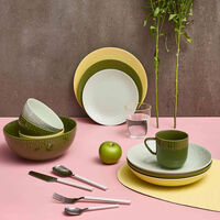 Confetti pastalautanen 23 cm, olive