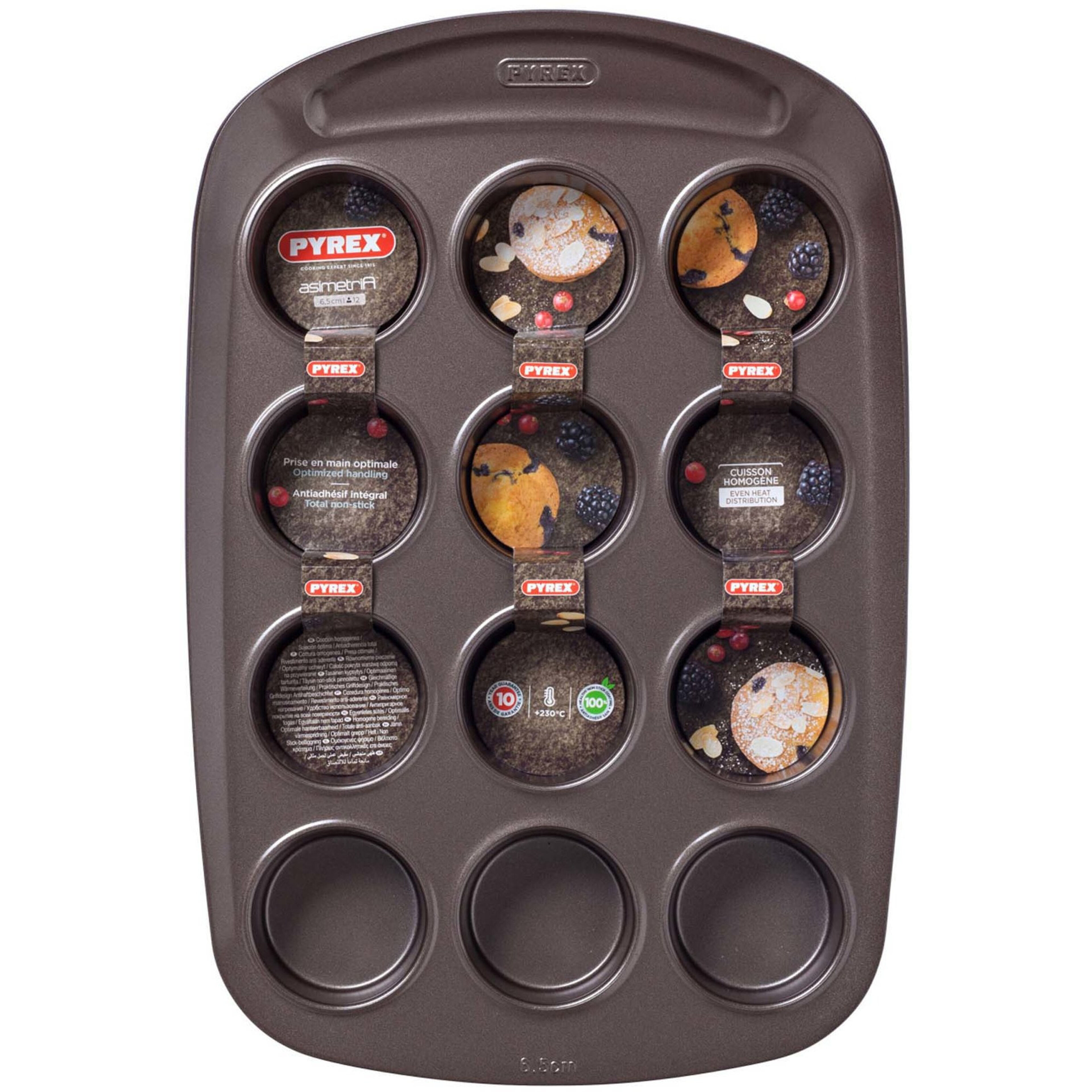 pyrex-asimetria-muffinform-til-12-muffins-as12bu0-7046-36676-3