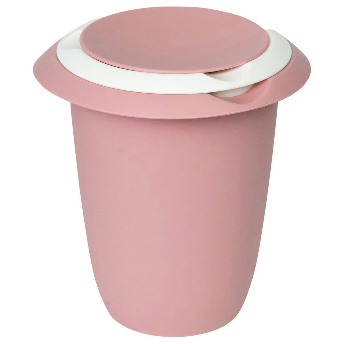 Røreskål 1 liter, pink/hvid