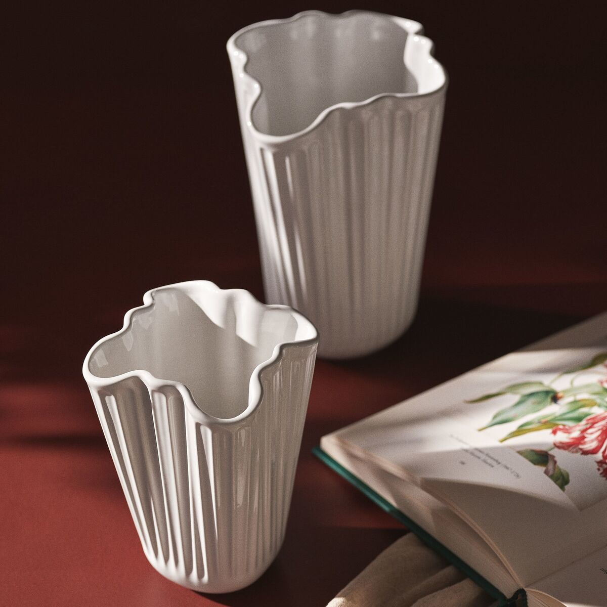Hammershøi Unfold vase 16,5 cm, hvid