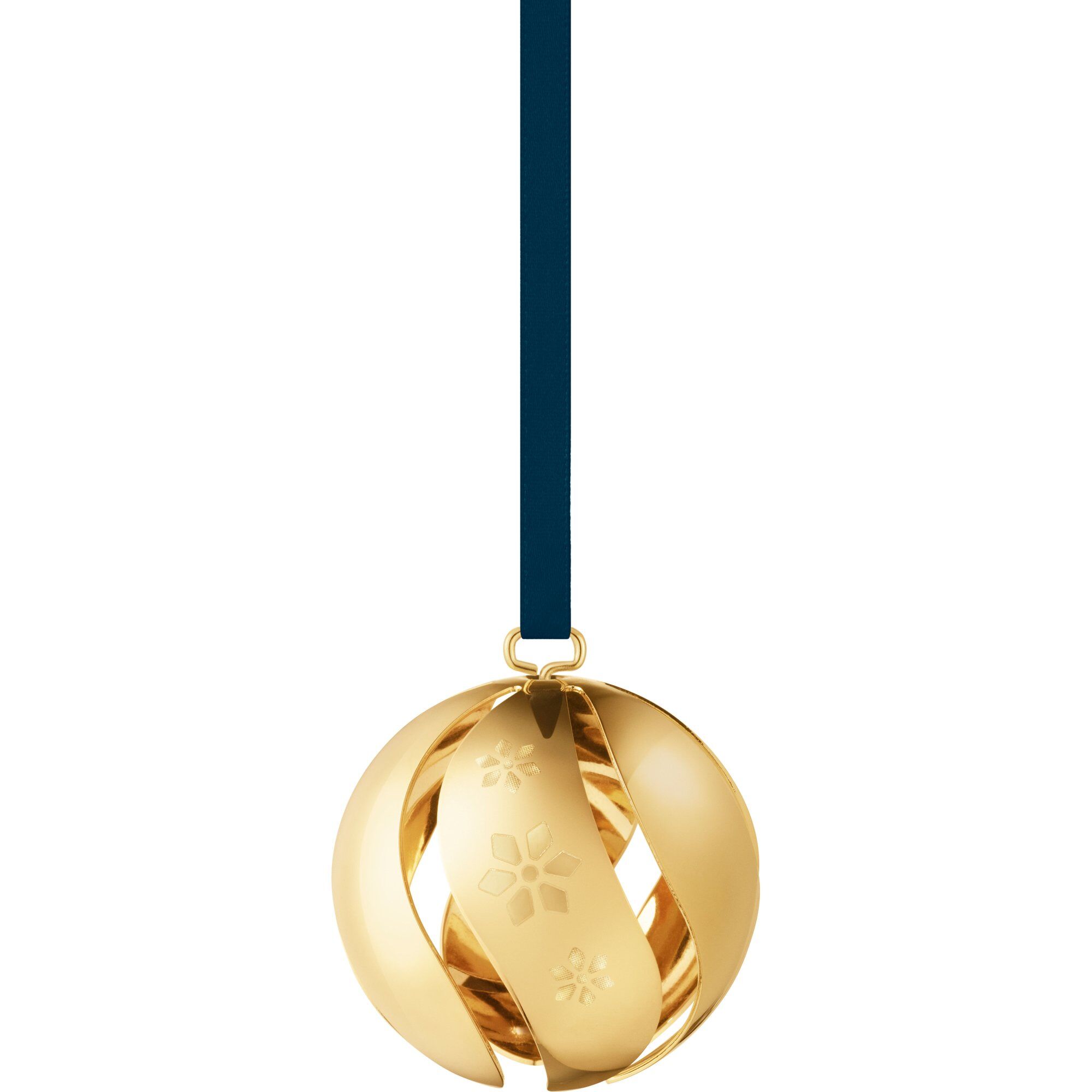 Alternativ bild 1 för Georg Jensen Christmas Collection 2024 julkula, 18K guldplätering