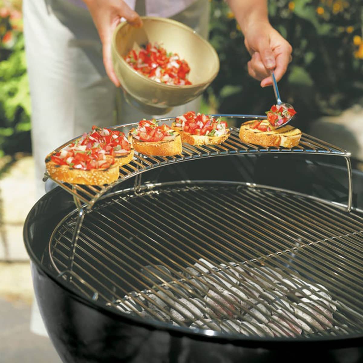Varmehylde til kuglegrill på 57 cm