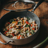 Coria traktørpande med låg 28 cm