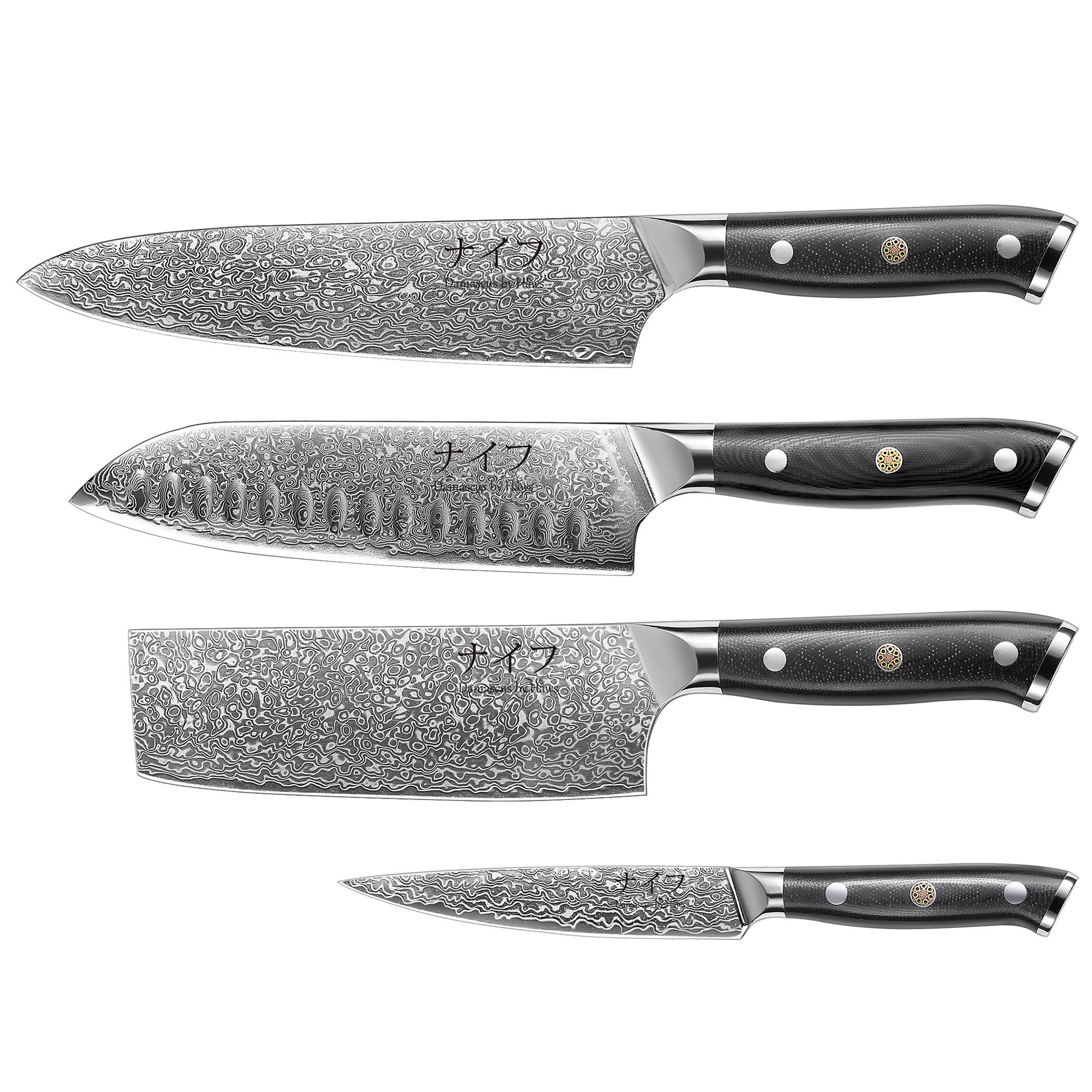 Hâws Knivset 4 delar