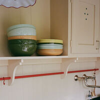 Confetti pastatallerken 23 cm, mustard