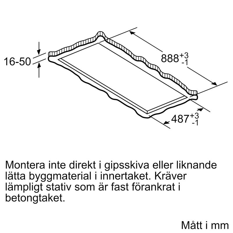 LR97CAQ50 iQ500 takfläkt, silver
