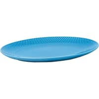 Rhombe serveringsfad, oval, blå