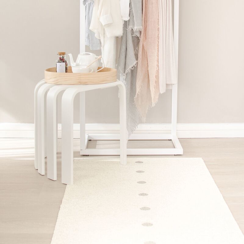 Gulvtæppe Peg, 70 x 140 cm., linen/vanilla