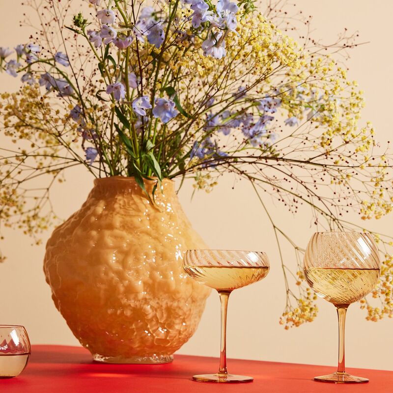 Opacity vinglas 47 cl, peach, 2-pack