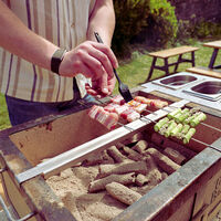 Hibachi grillspettset till Long Kasai Grill