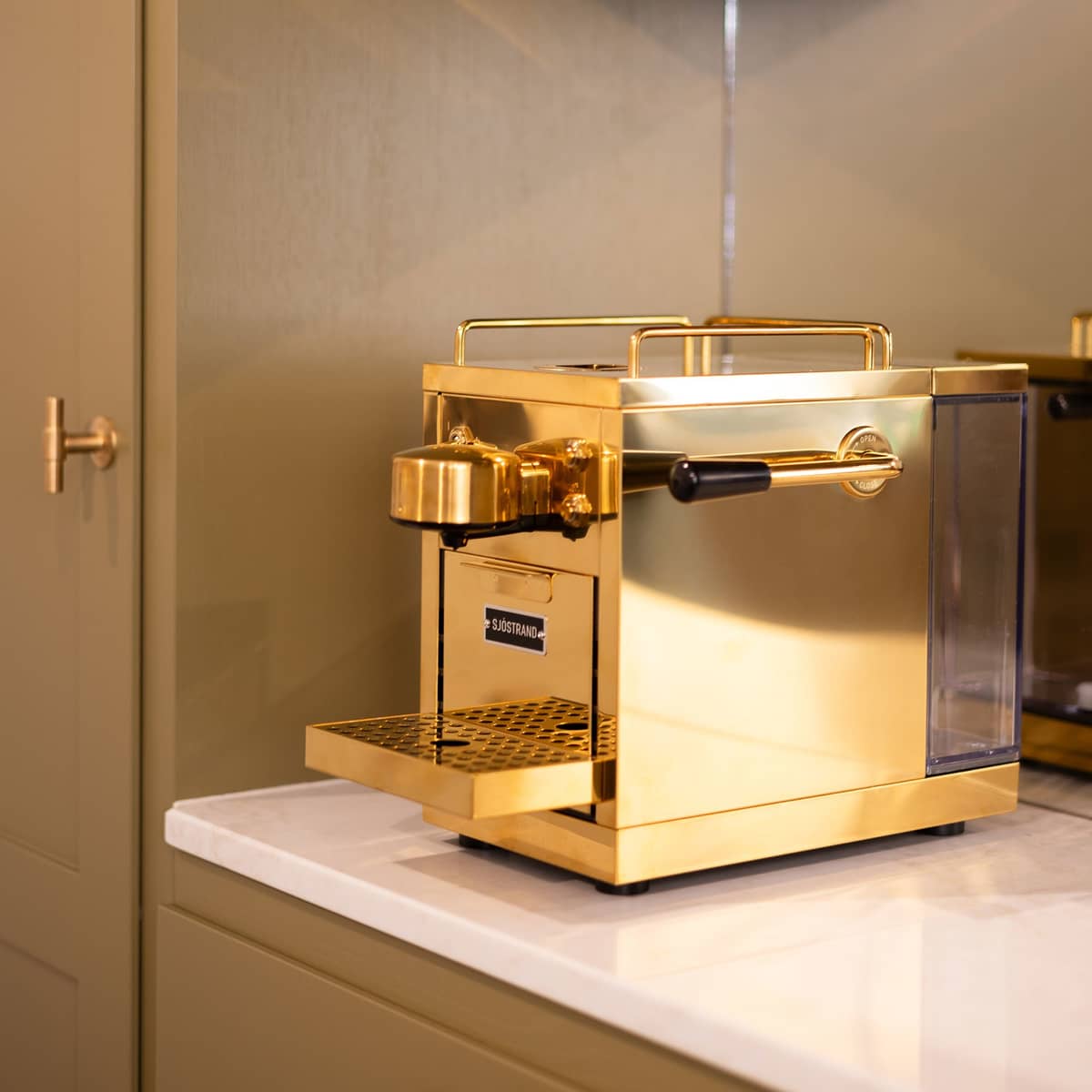 The Original kapselmaskine, messing