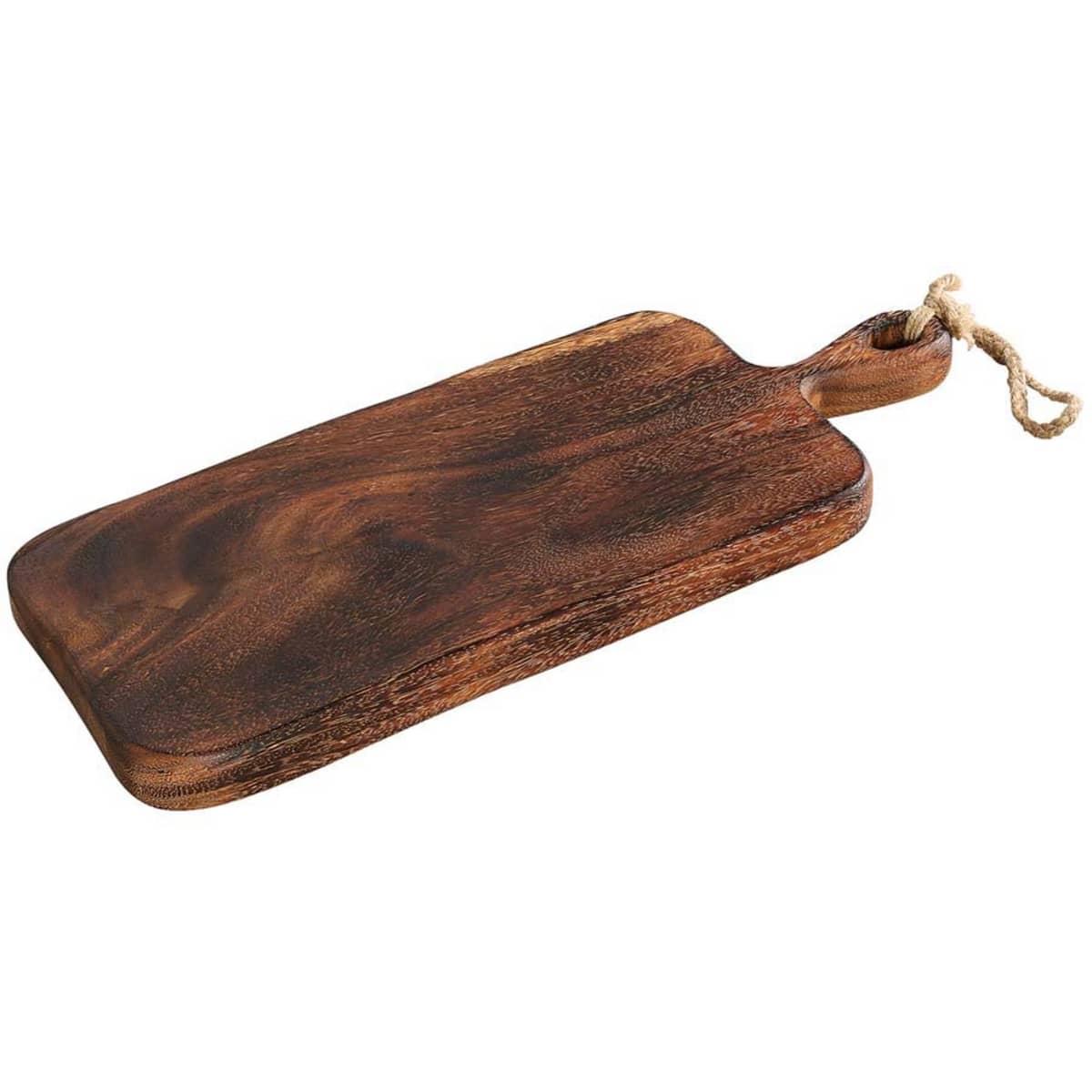 Skærebræt m. Håndtag Akacietræ 46 cm.
