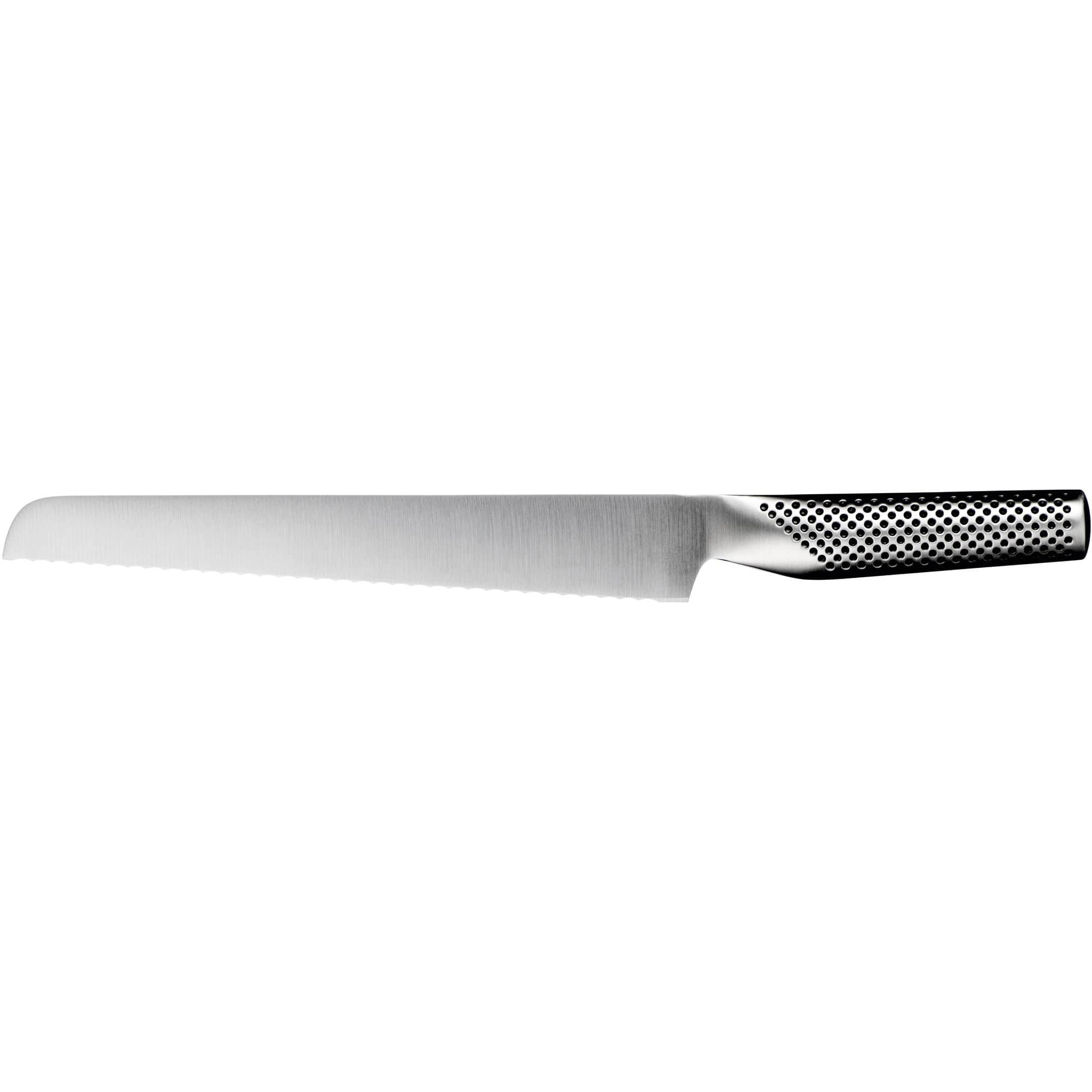 G-9R brødkniv 22 cm tagget rustfritt stål
