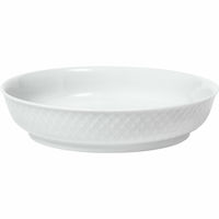 Rhombe desserttallerken, hvid, 16 cm