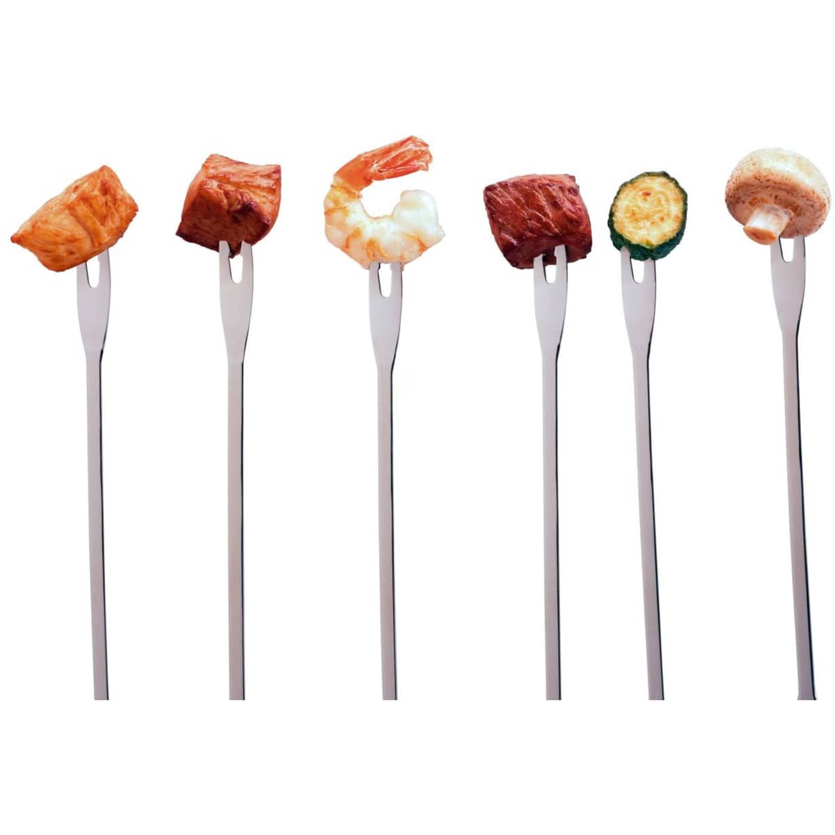 Fondue Induktion svart stål med 8 gafflar
