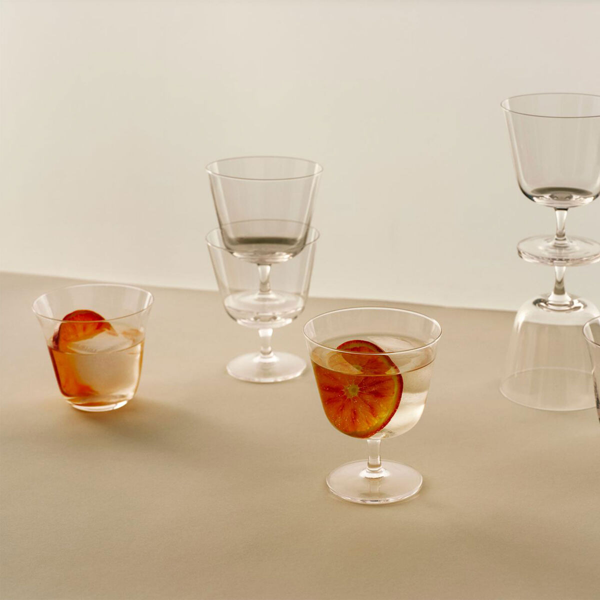 Curve Tumbler Glas small 2-pack, klar