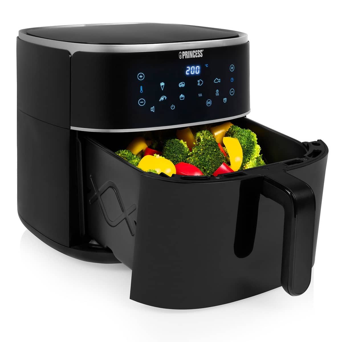 Digital airfryer 8 liter, svart