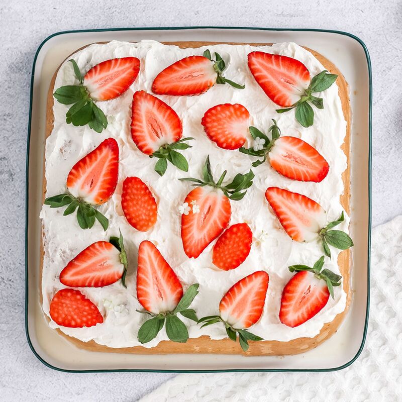 Fyrkantig springform, 23 cm x 23 cm