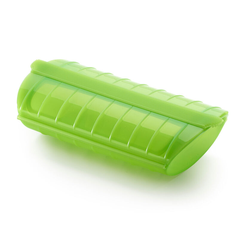 Ångkokare för mikro, grön