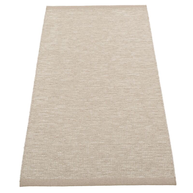 Matta 150x70 cm, dark linen/linen