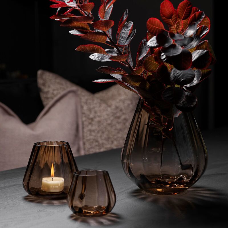 Rocks Topaz ljuslykta 8,5 cm