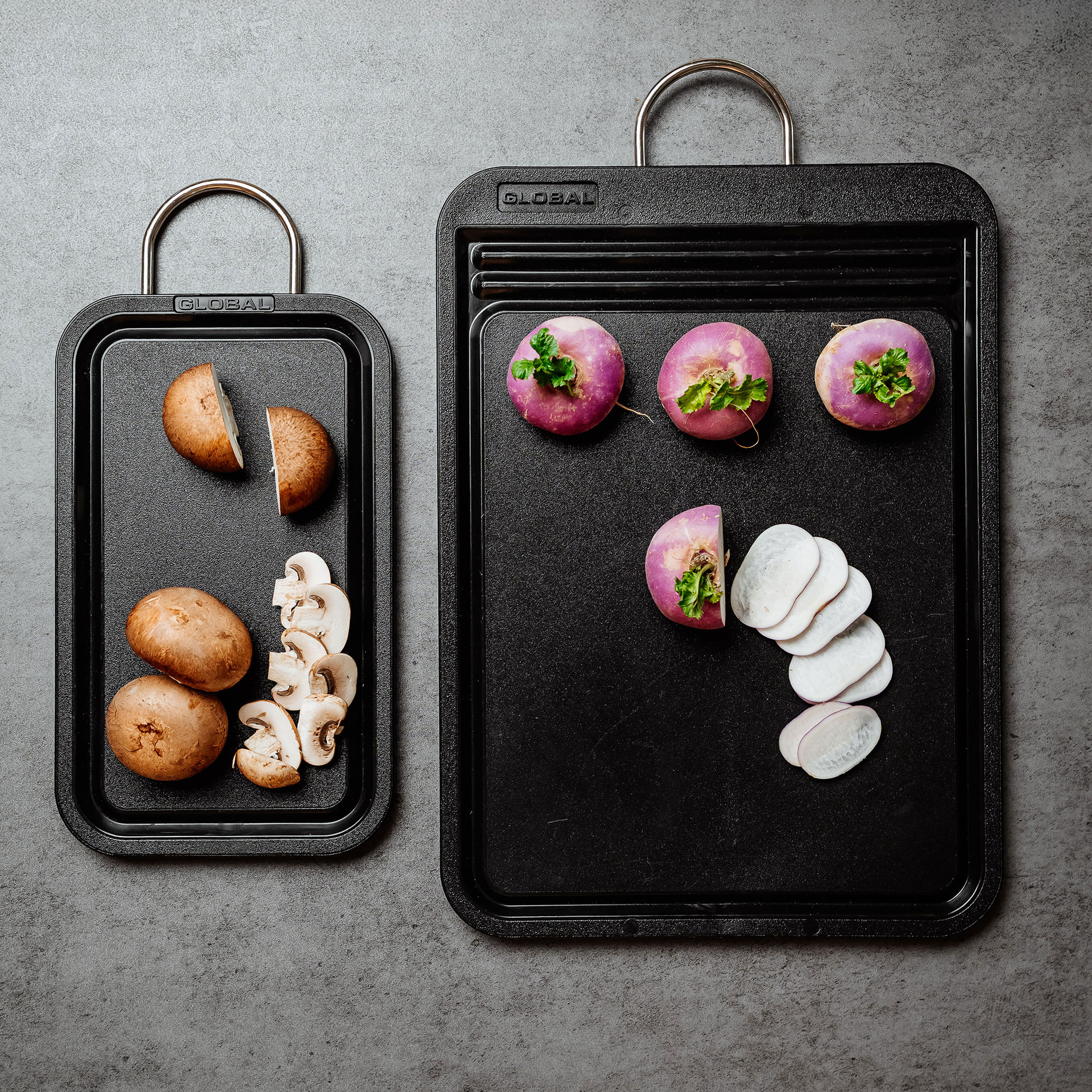 Skärbrädeset 2-pack, svart