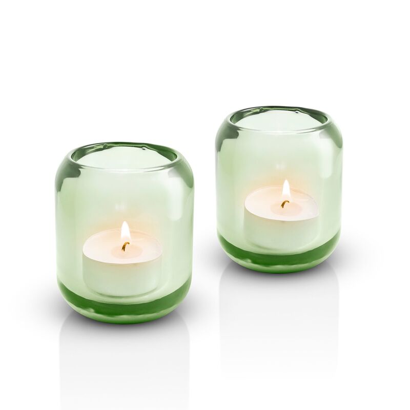 Acorn fyrfadsstage, 2 stk. jade