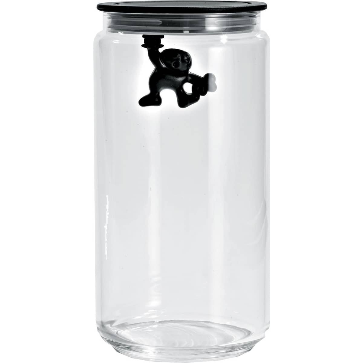 Gianni Glasburk med Lock Svart 140 cl