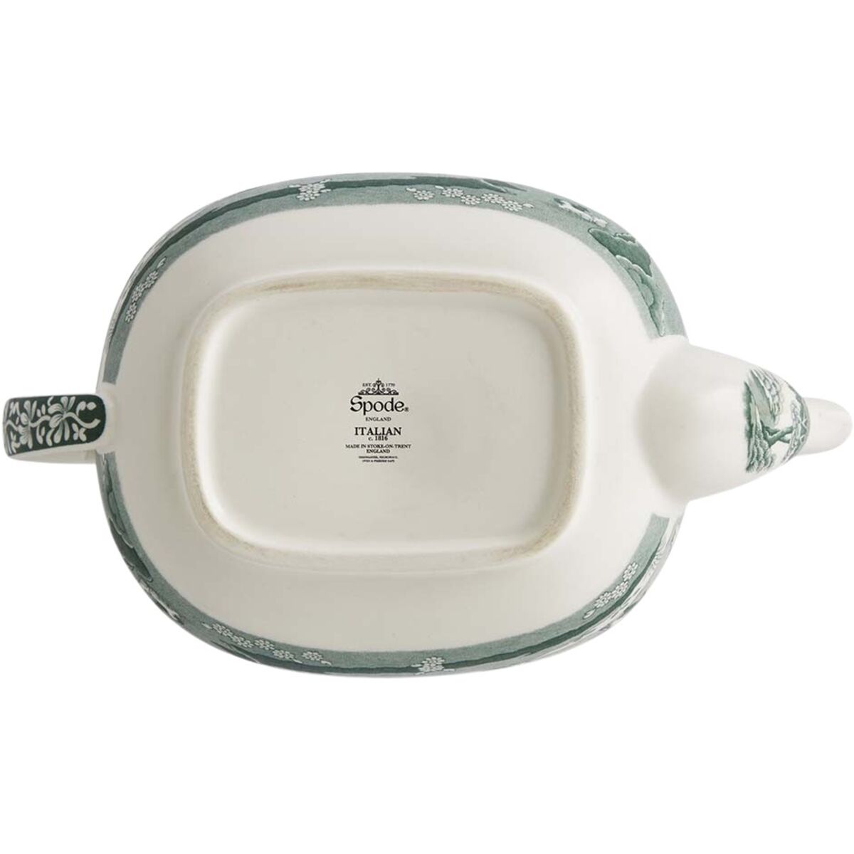 Heritage Green Italian teekannu, vihreä/valkoinen