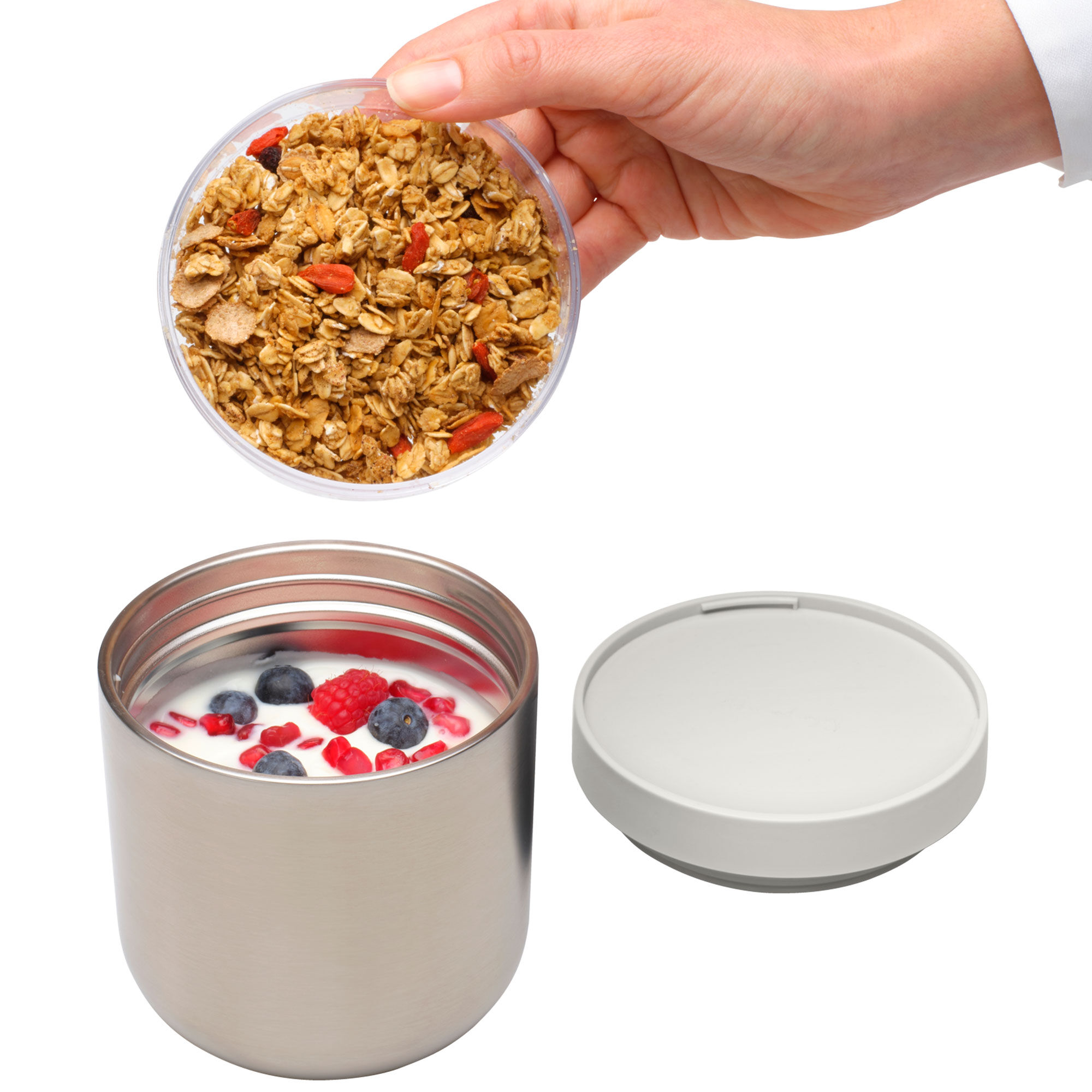 Make & Take mattermos 0,5 liter, lysegrå