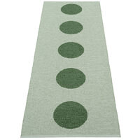 Pappelina Vera Pop Tæppe 70x200 cm, Leaf/Misty Mint