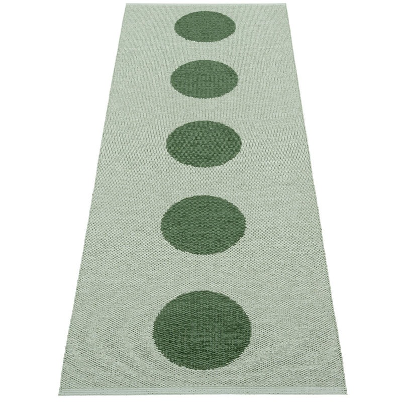 Pappelina Vera Pop -matto 70 × 200 cm, Leaf/misty Mint