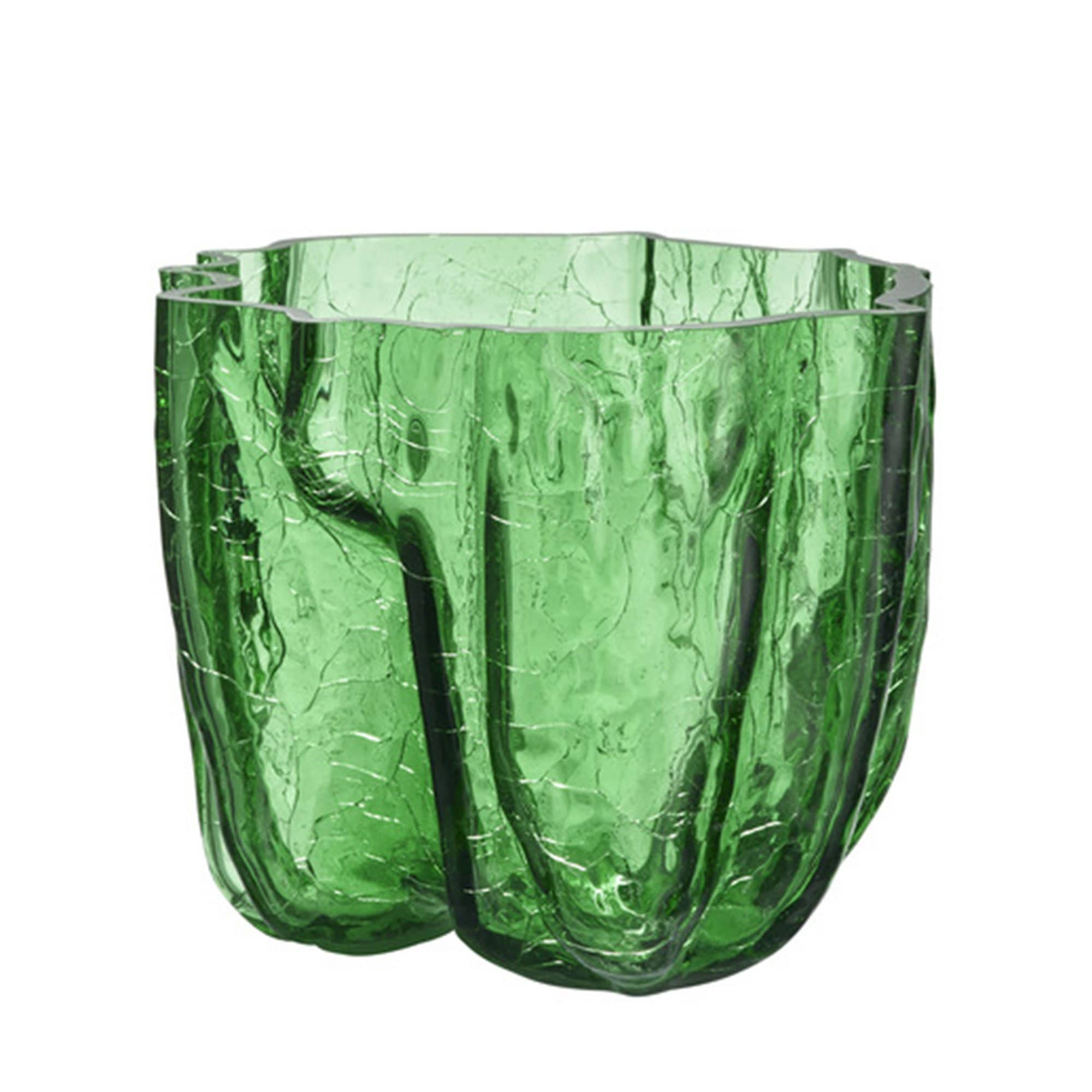 Crackle Vase 175 Grøn