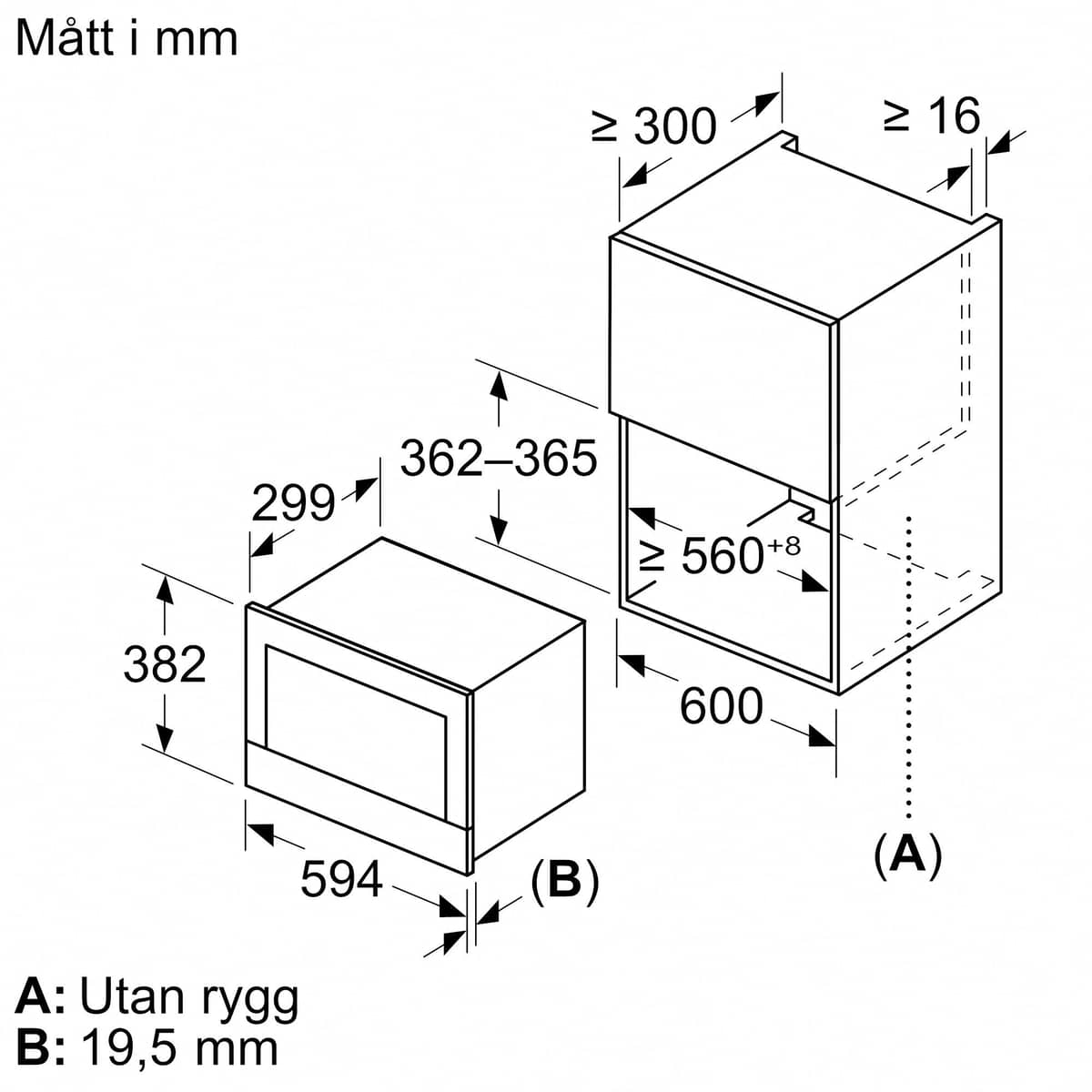 BF722R1B1 iQ700 integroitu mikroaaltouuni, musta