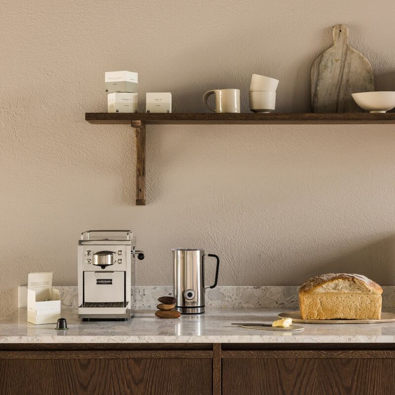 Melkeskummer, rustfritt stål