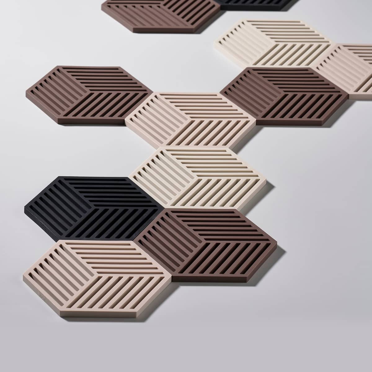 Hexagon grytunderlägg, desert