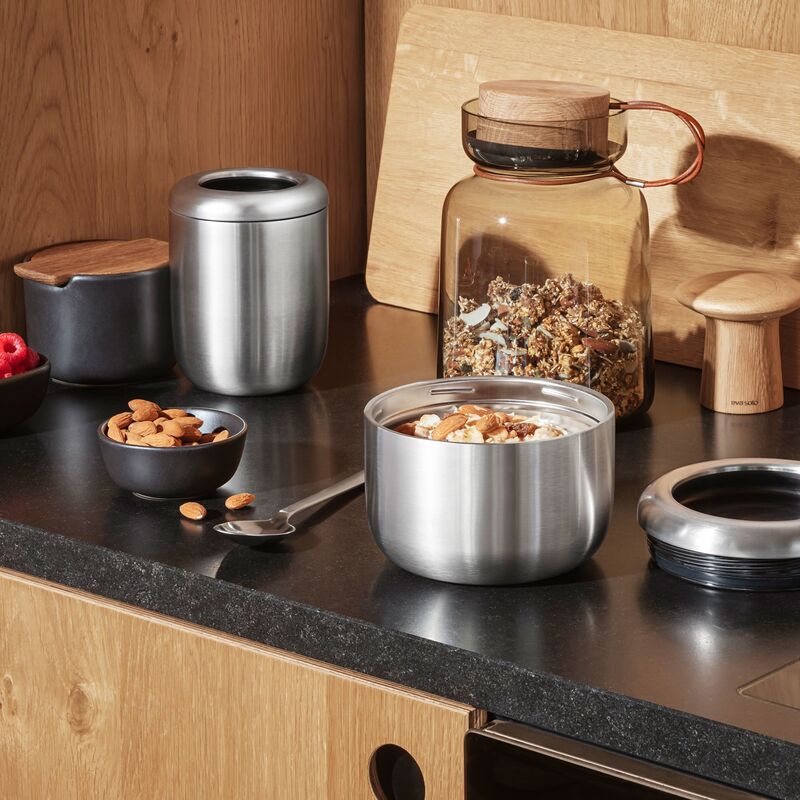 To Go termo matboks 640 ml, stål/svart