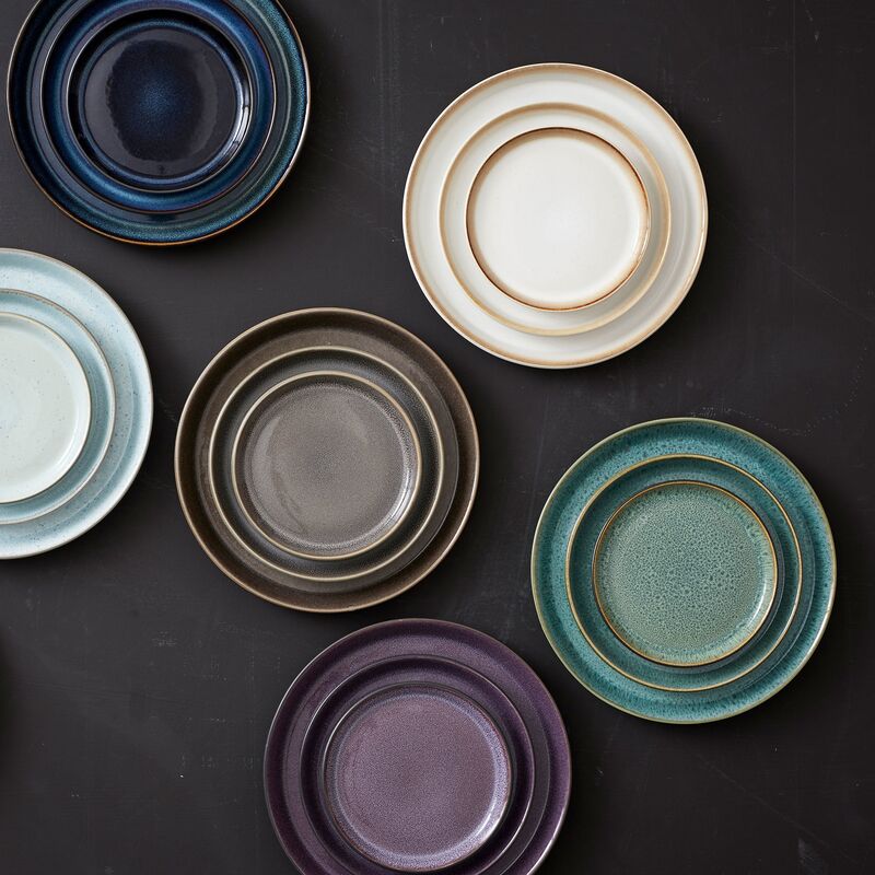 Gastro tallrik 21 cm, musta/vihreä