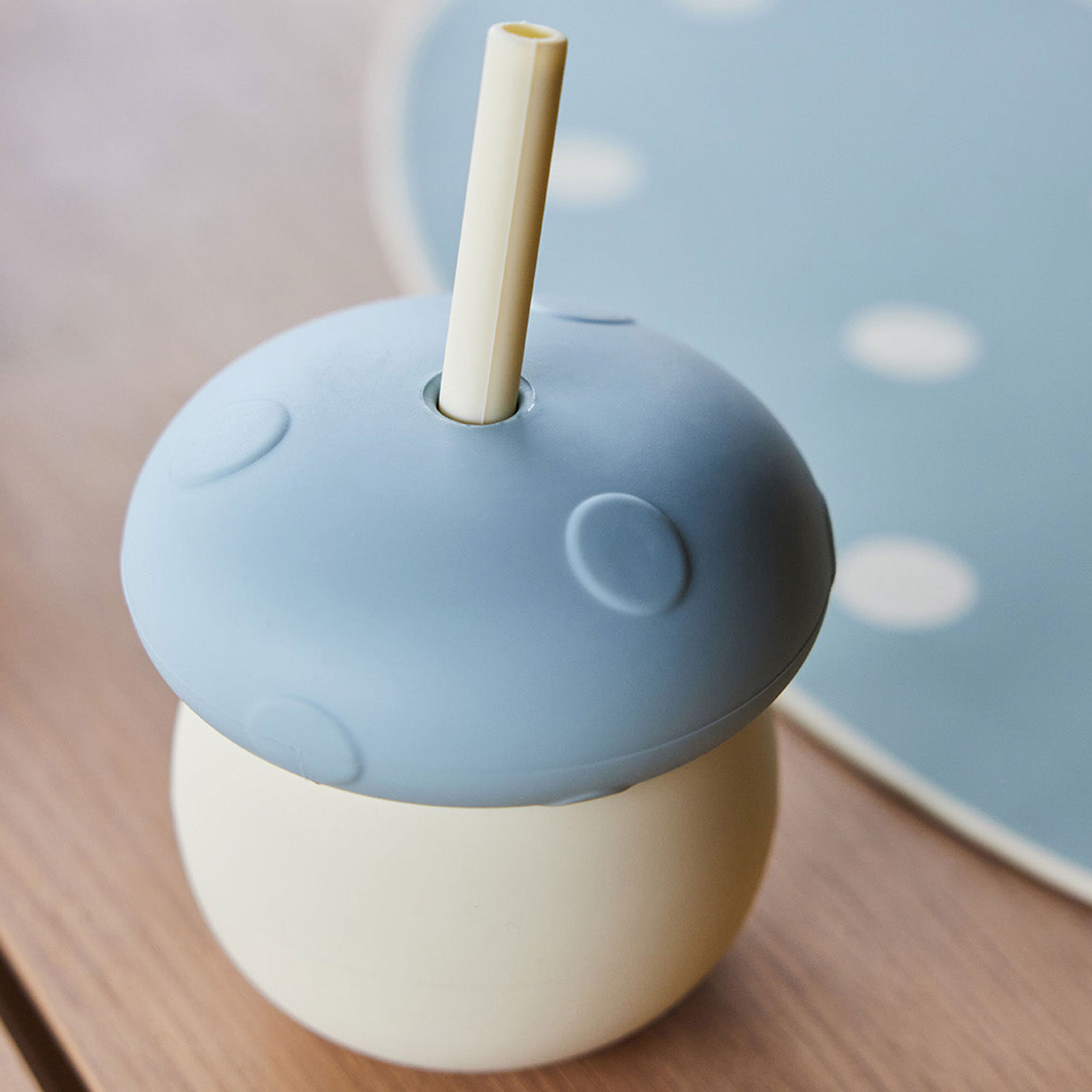 Mini Mushroom lasten muki, blue