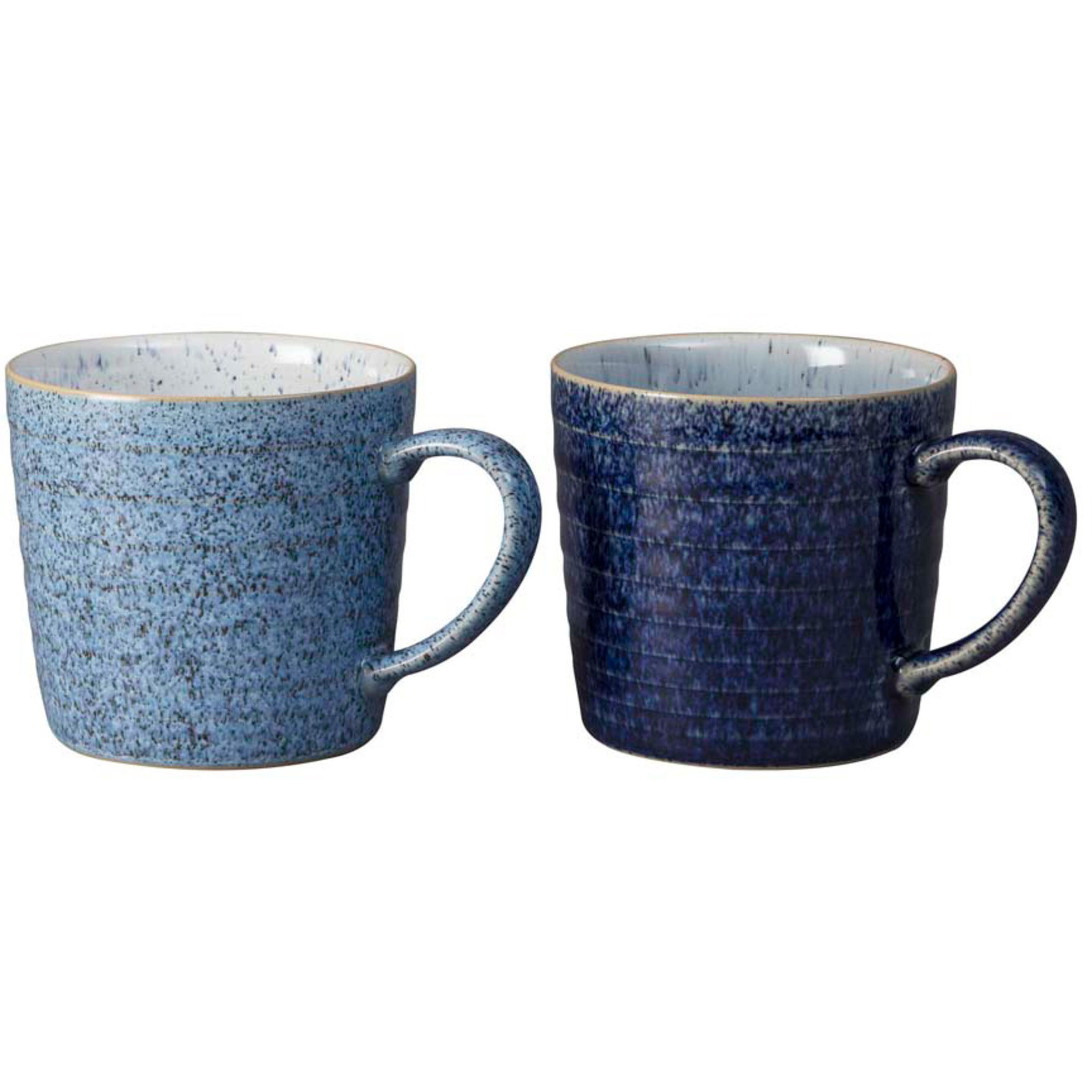 Studio Blue Ridged Mugg 40 cl 2-Pack