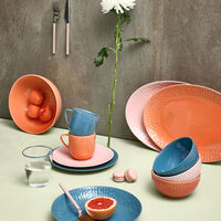 Confetti salatskål 23 cm, apricot