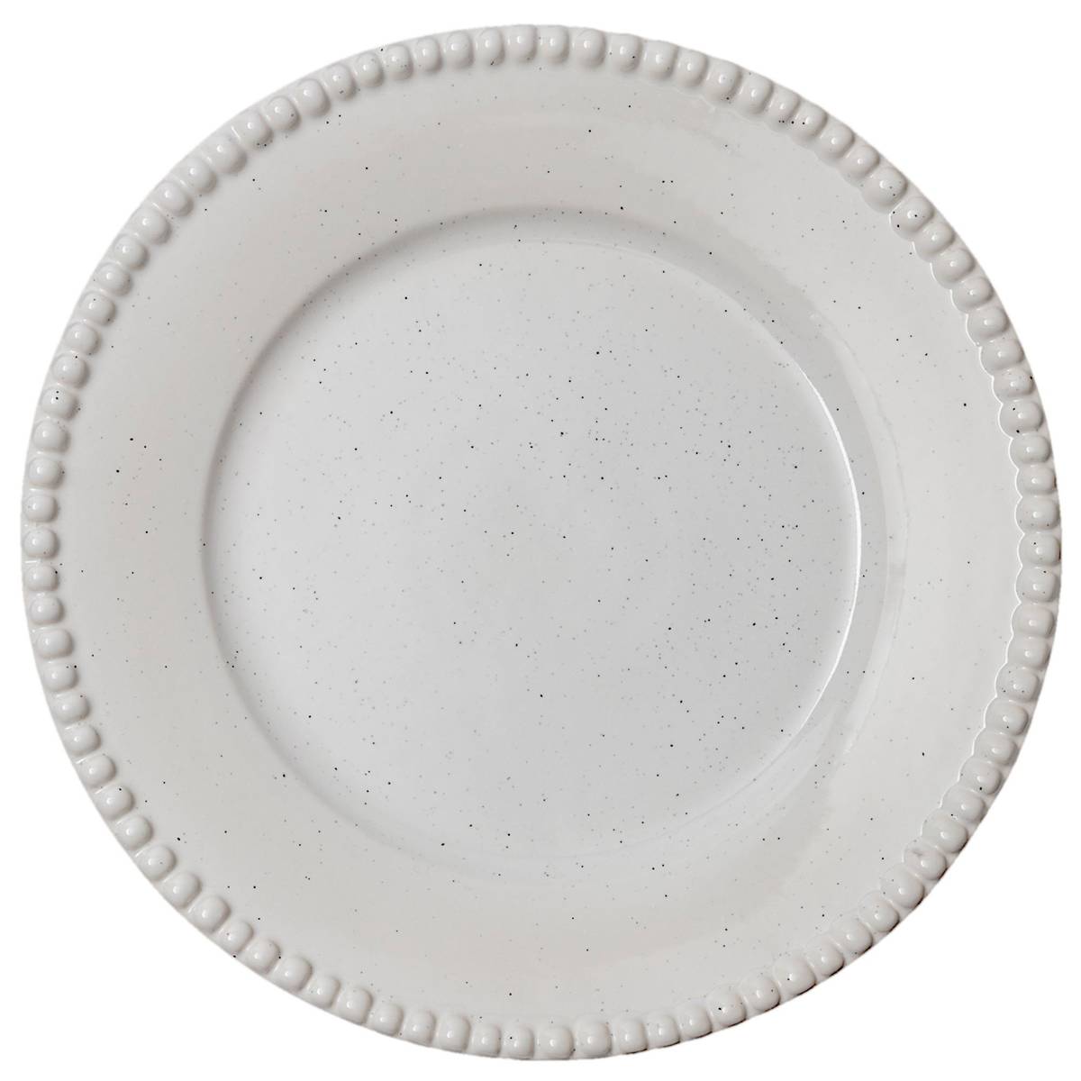 Daria 28 cm Mattallrik 2-pack, Cotton White