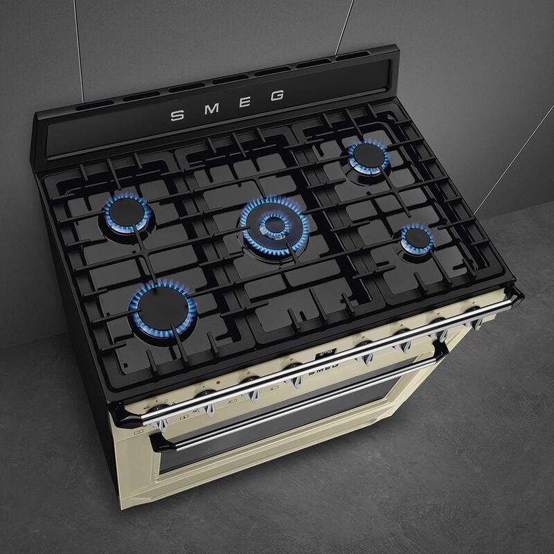 Gasskomfyr Victoria TR90GMP 90 cm, creme