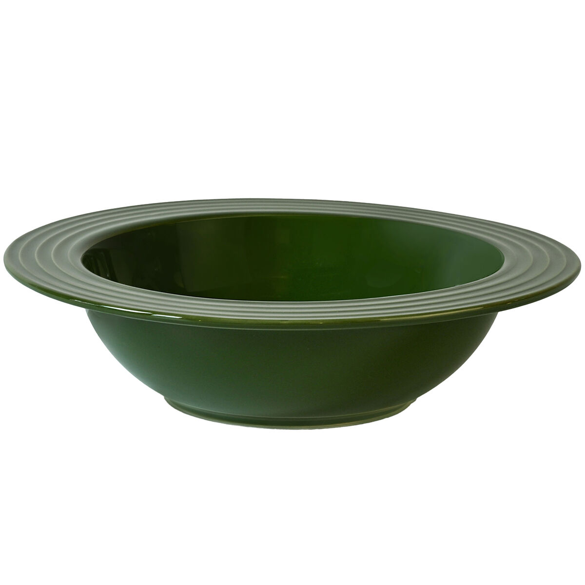 Coffee & More dyp tallerken, grønn